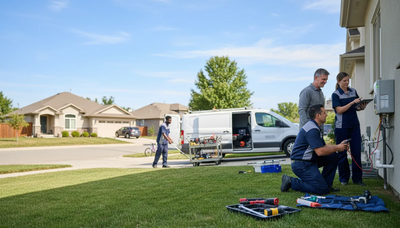 Tankless water heater service in East Dublin, GA